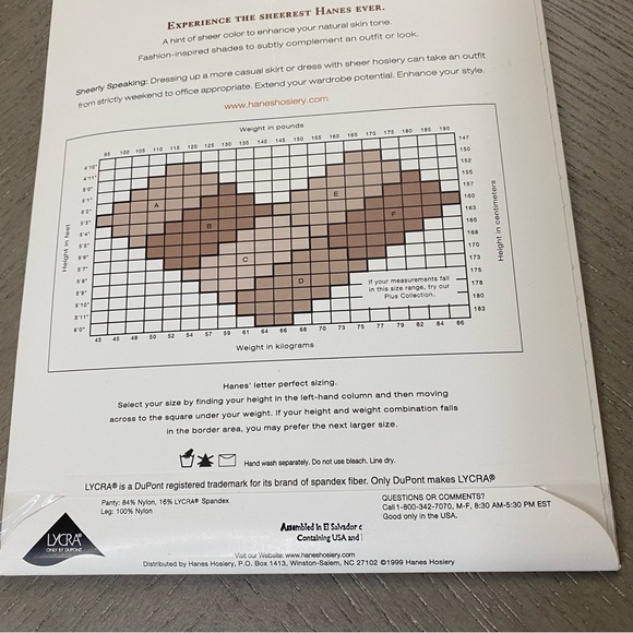 Hanes Pack of (3) 90’s Control Top Sheer Tights Hosiery Pantyhose Women’s Size C - Picture 12 of 13